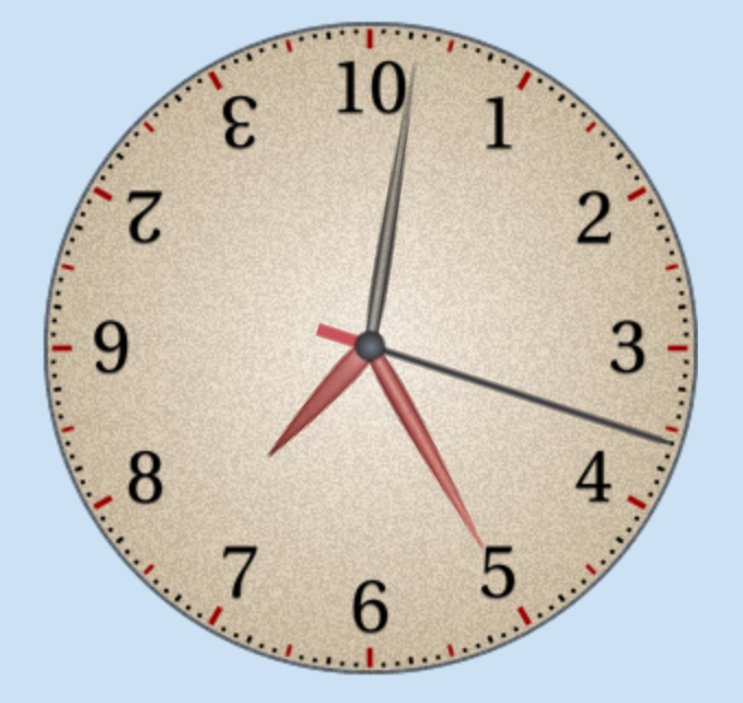 Dozenal clock face